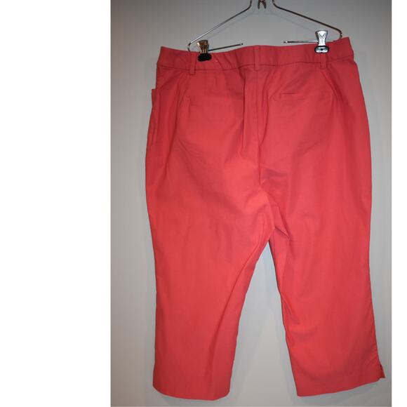 Lane Bryant Capri Pants Plus Size 20 Barbie Summer Career Cropped Bright - Picture 7 of 9